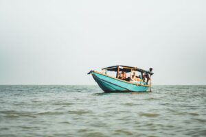 Chilika Lake in Odisha, Asia's largest brackish water lagoon, famous for Irrawaddy dolphins and scenic boat rides.